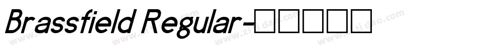 Brassfield Regular字体转换